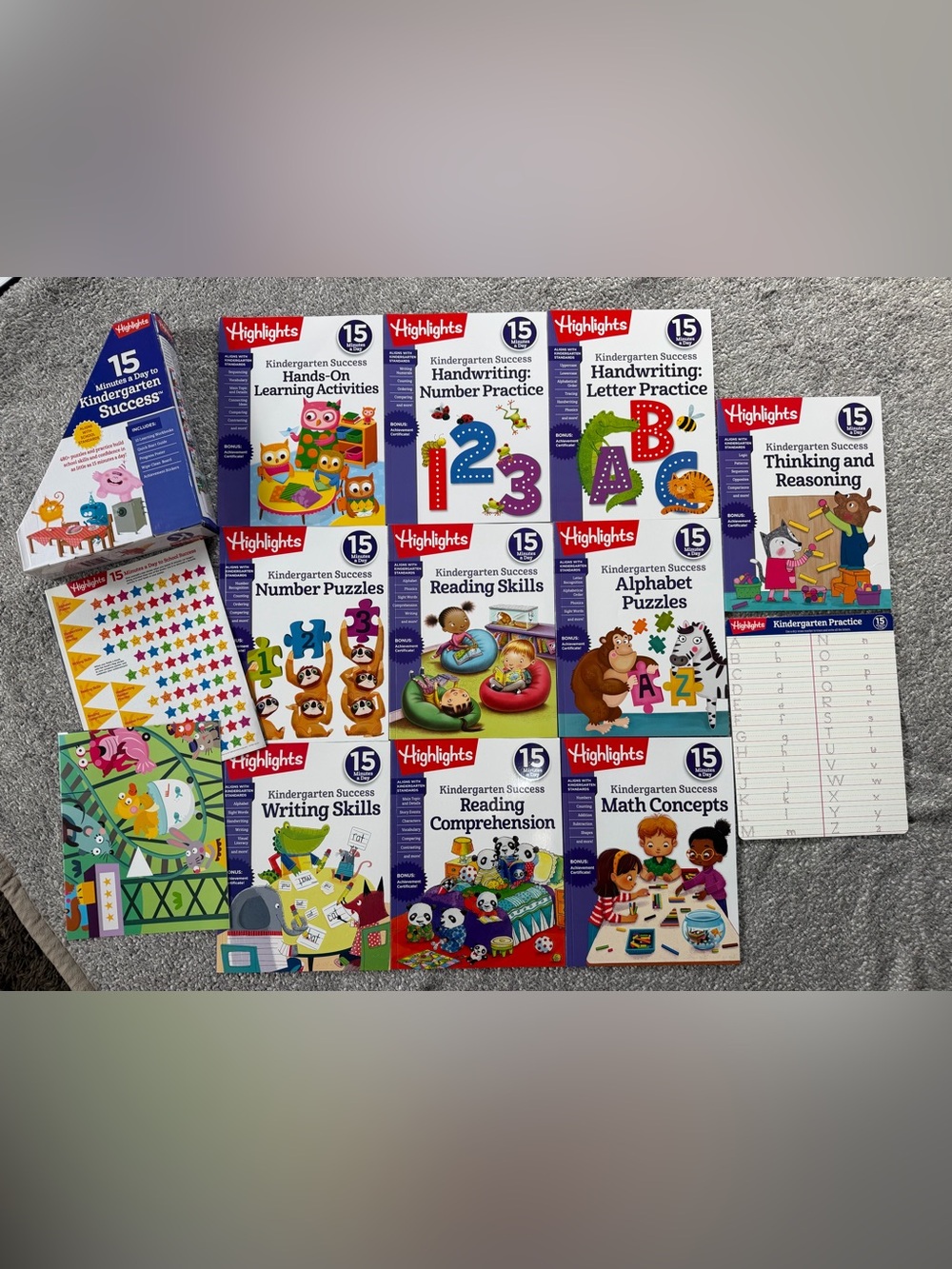 Kindergarten Success Activity Book Set